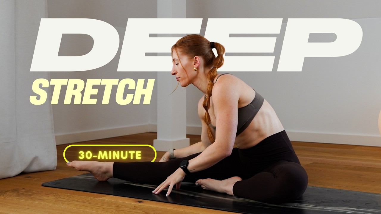 Feel Brand New After This 30 Min. Gentle Stretch Session (Back + Legs)