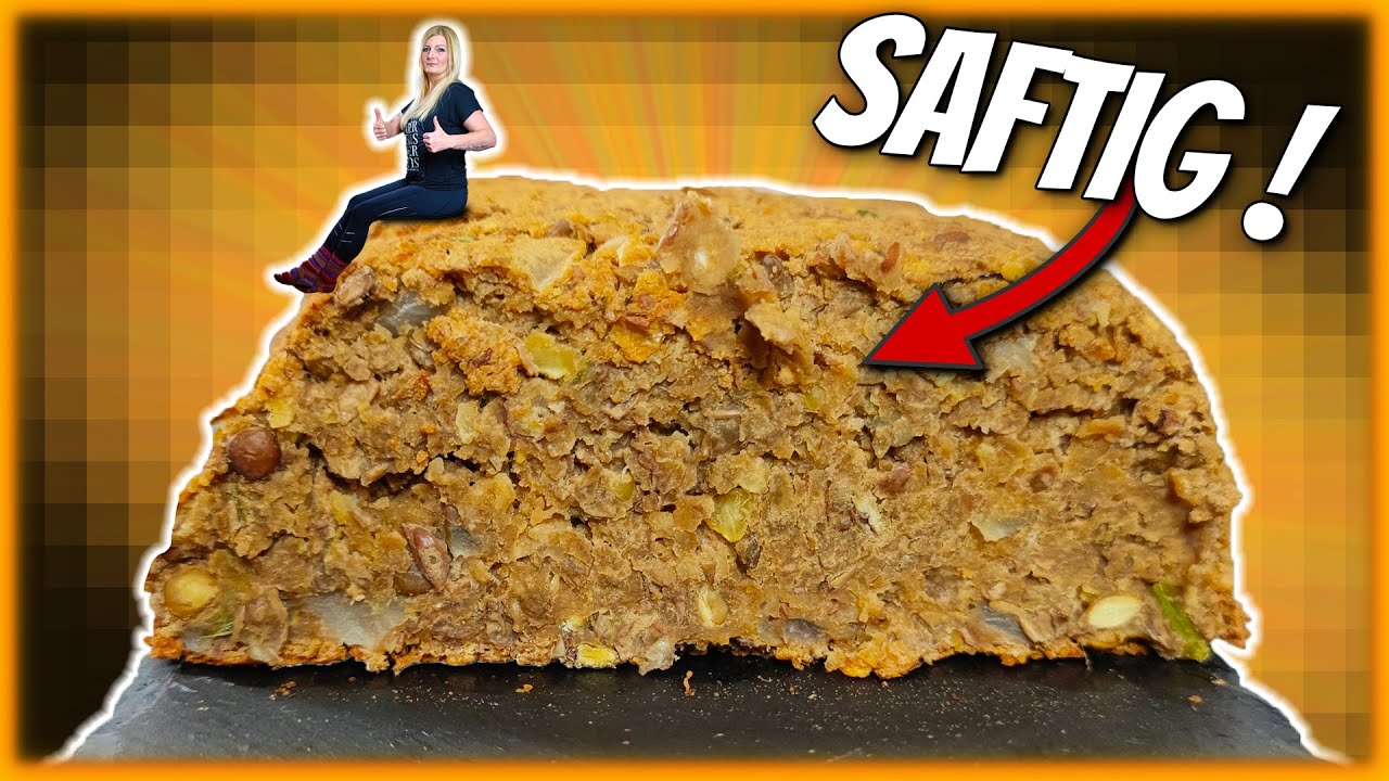 Saftiger veganer Hackbraten! [schnell & einfach]