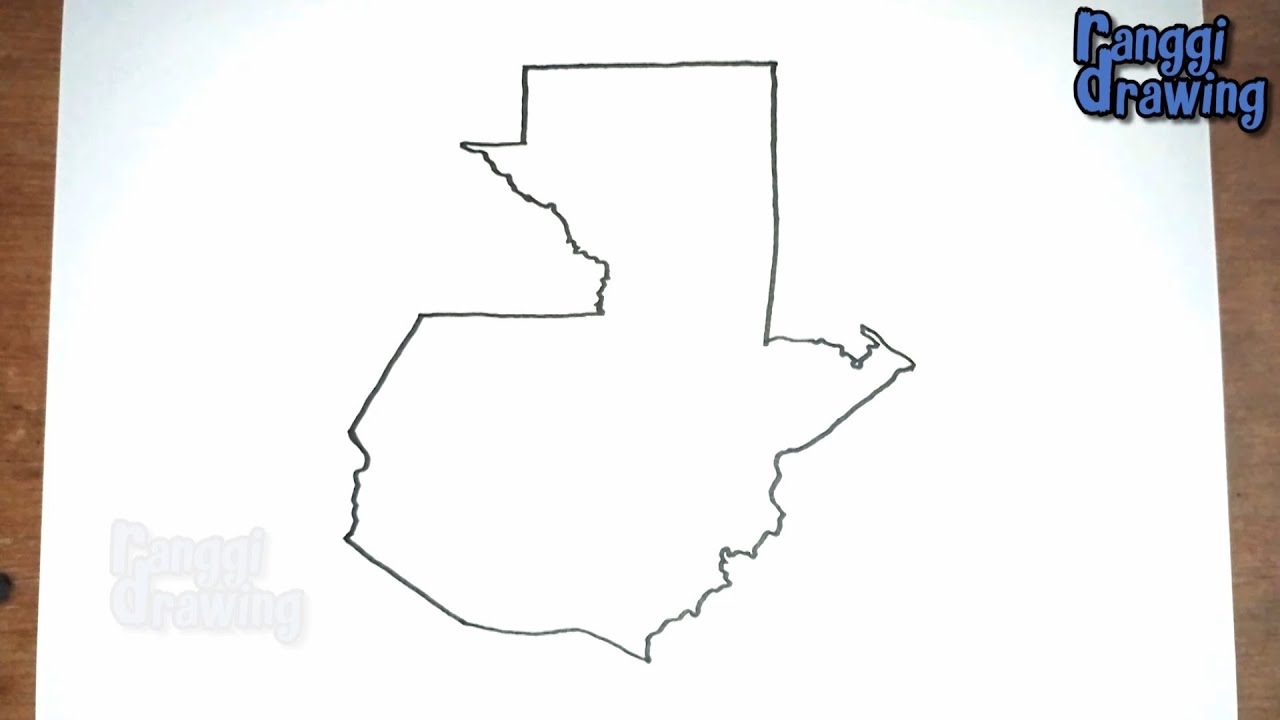 How to Draw Map of Guatemala