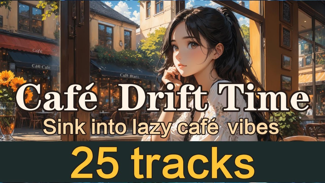 Caf&eacute; Drift Time | 25 Lazy Tunes for Work, Study & Unwind  《咖啡馆漂流时光》25 首慵懒音乐，助你工作、学习与放松