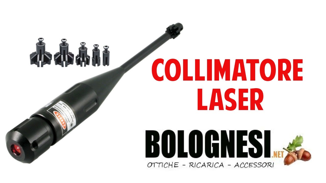 Collimatore laser per la taratura dei cannocchiali