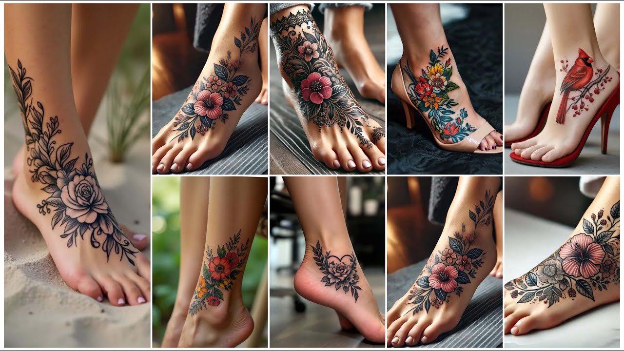 50+ Stunning Foot Tattoo Designs for Women // Foot Tattoo Ideas // Tattoo Design ideas