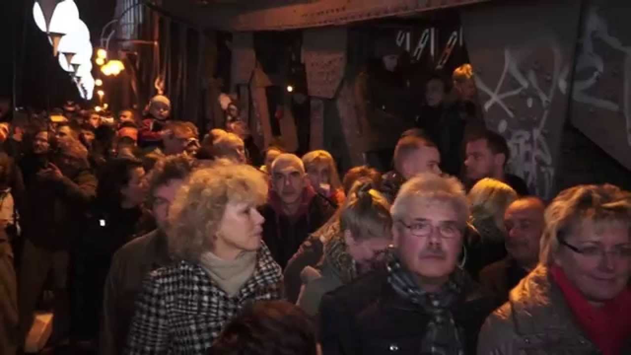 25 Jahre Mauerfall - Bornholmer Brücke 9.November 2014
