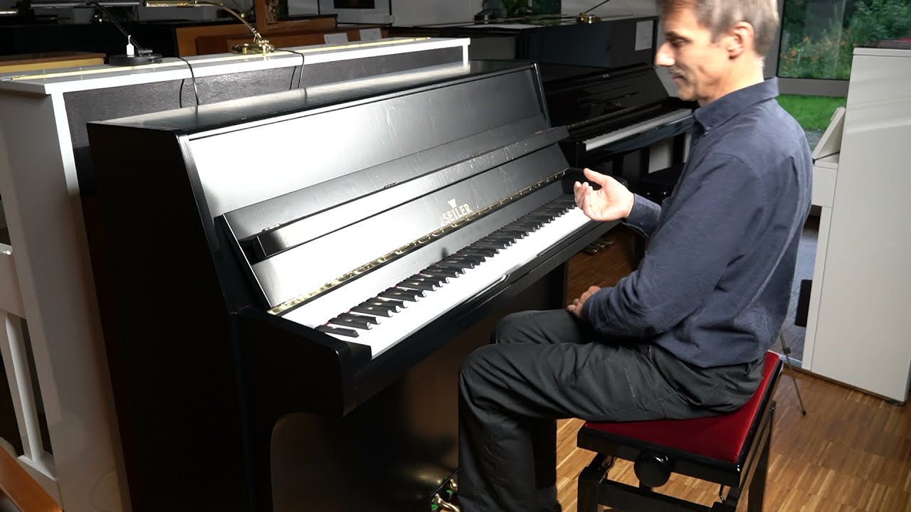 Klavier Seiler 114 (verkauft, sold)