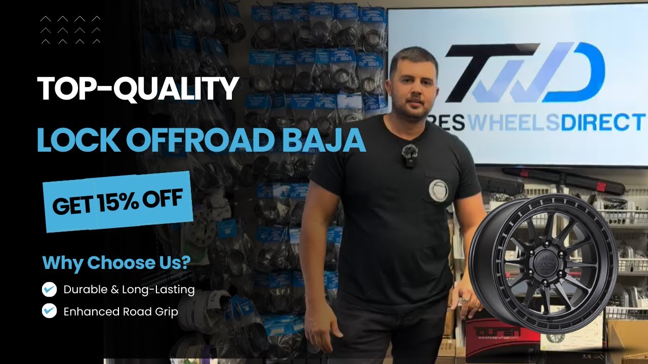 Диски Lock Off-Road Baja | 17x9 Матовый черный | Tires and Wheels Direct