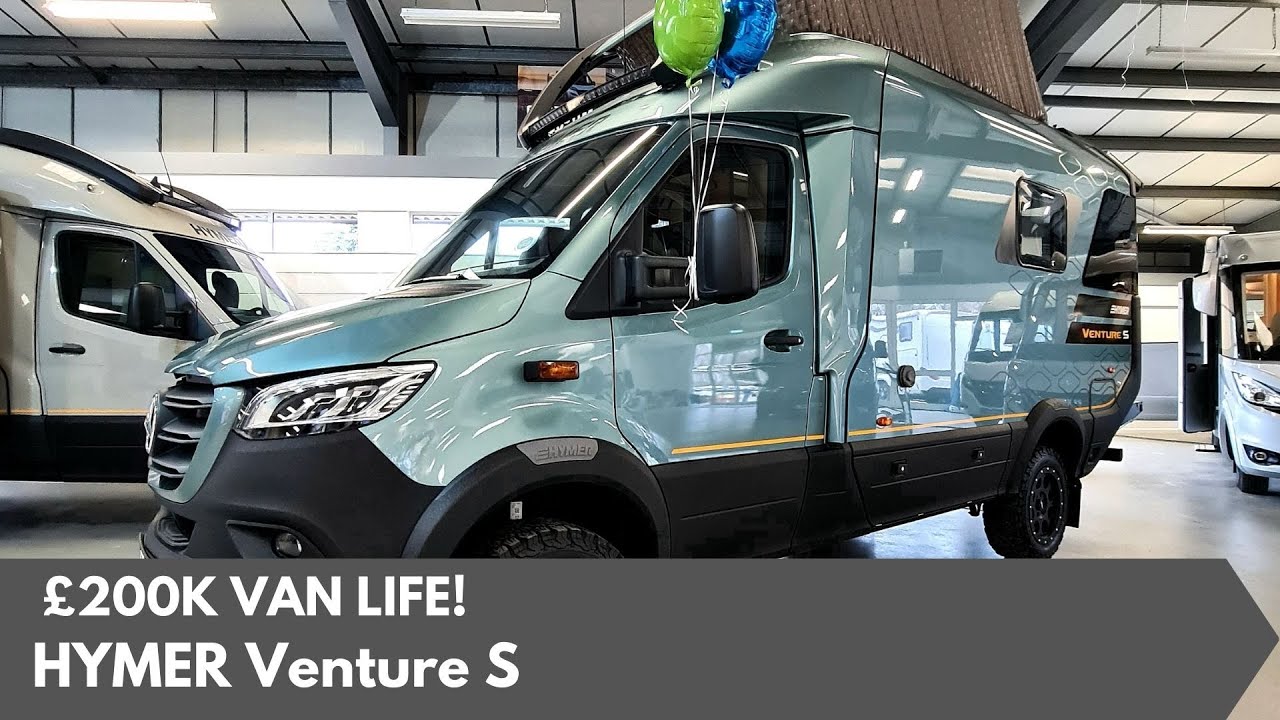 HYMER Venture S - £200k Van Life! Motorhome of the future?