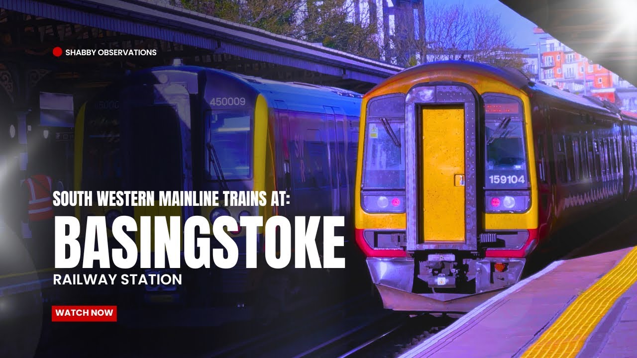 Trains & Freights at Basingstoke | 16th April 2025 | South Western Mainline!!