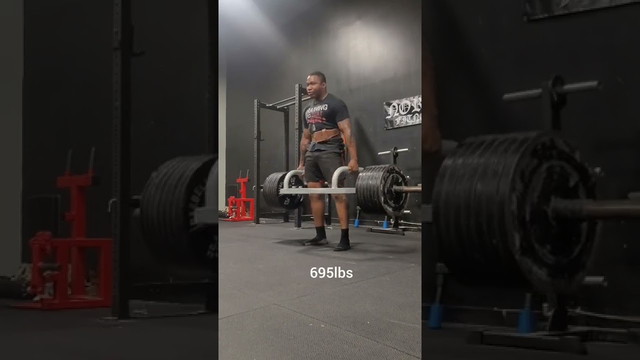 695lb Trap Bar Deadlift
