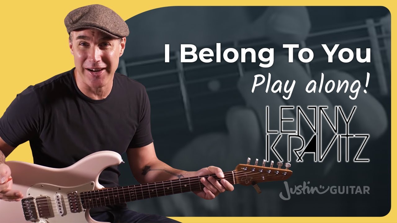 «I Belong To You» Ленни Кравица | Легкий урок игры на гитаре