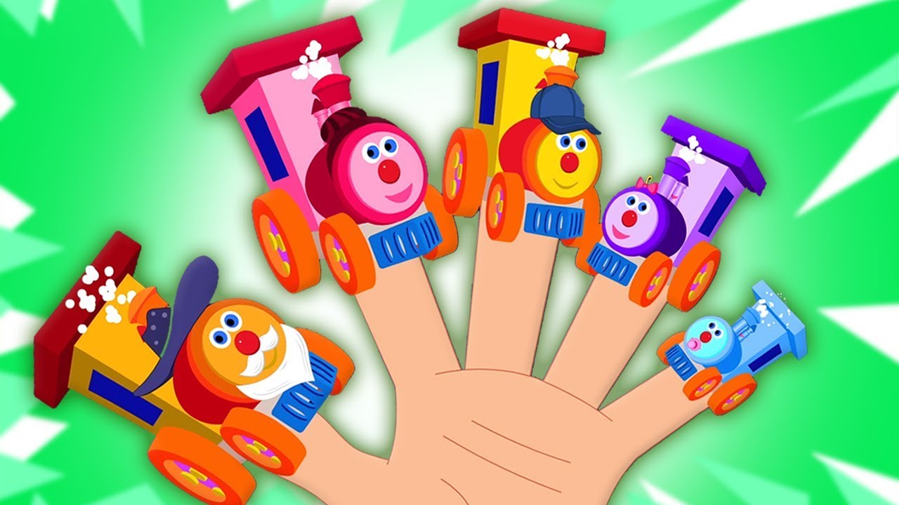 Ben der Zug Finger Familie   Deutsch Reime   Ben Train Finger Family
