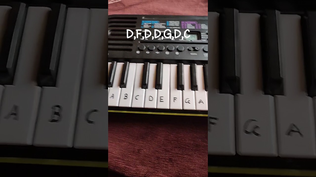 CASIO SA-46 Crazy frog #piano #music