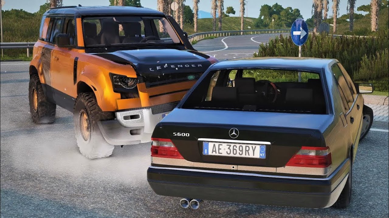 BeamNG Drive - Realistic Intersection Crashes #17