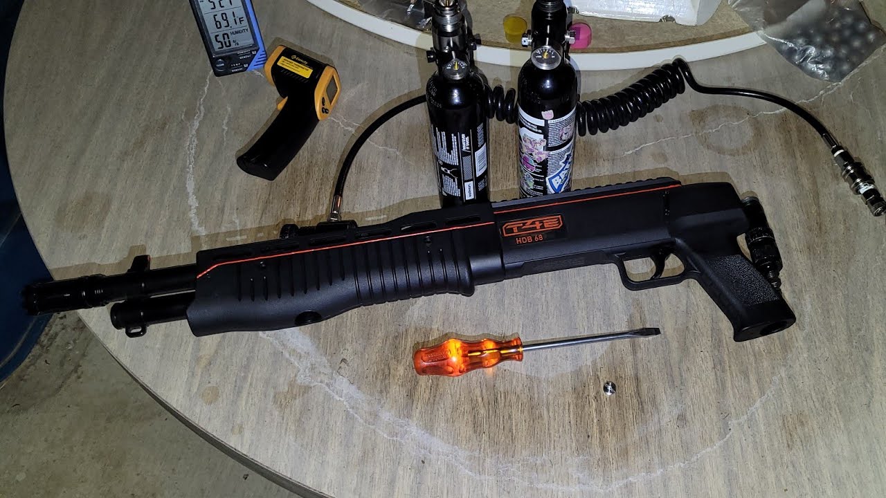 Модифицированный баллон HPA T4E HDB68 Full Power, количество выстрелов 700 фунтов на кв. дюйм про...
