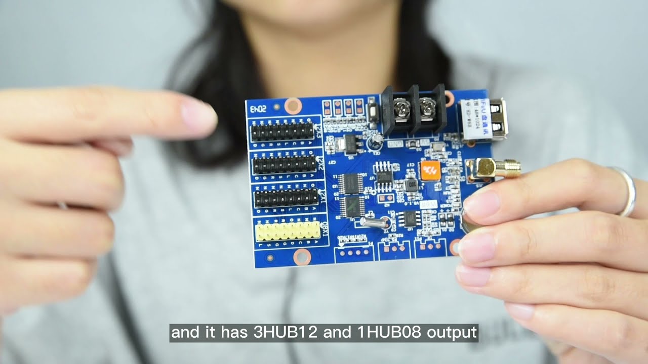 Single-dual LED control card HD-W6B