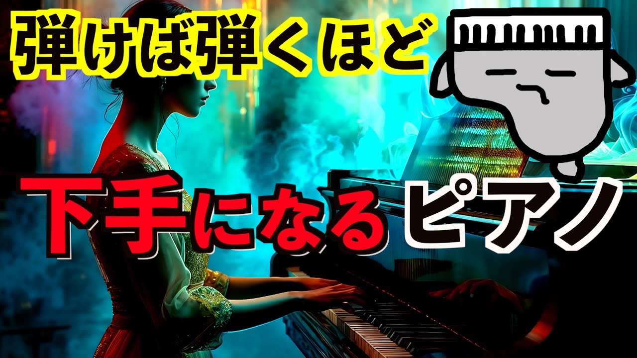 【衝撃】弾けば弾くほど下手になるピアノ