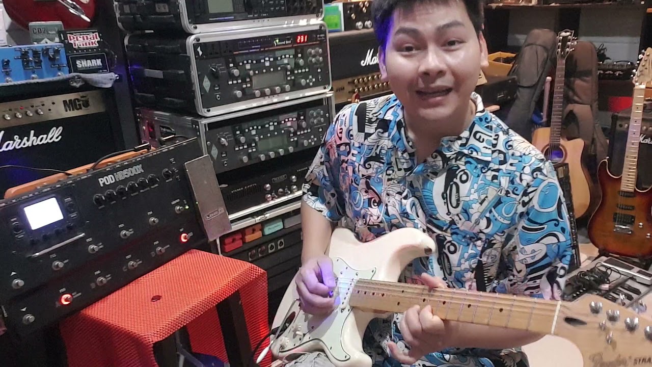 FENDER DELUXE ROADHOUSE STRATOCASTER เสียงคลีน BY JUMBOH GUITAR FIRE
