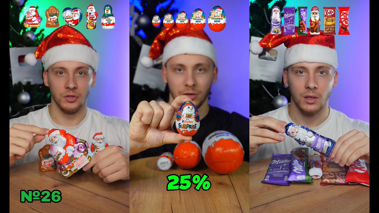 CRISTMAS CHOCOLATE MUKBANG(Compilation).№26