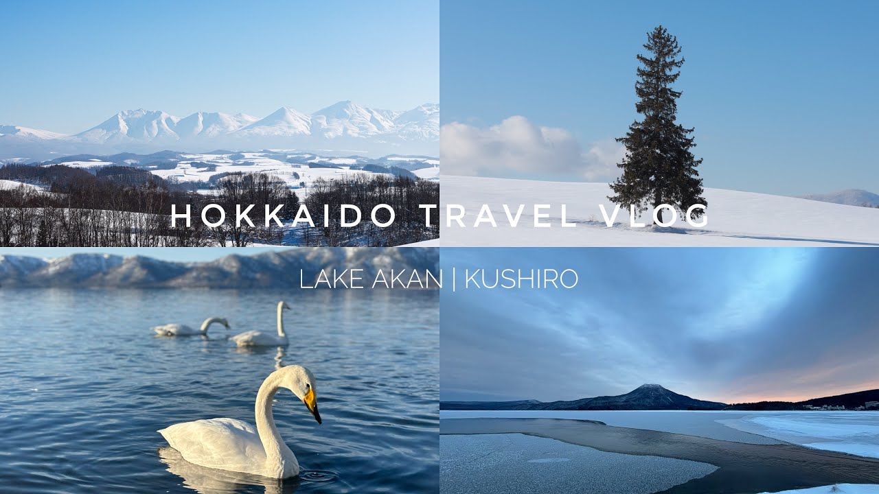 Hokkaido Travel Vlog Winter Season Road Trip 北海道冬天自驾游- Part 1  阿寒湖&钏路Lake Akan & Kushiro