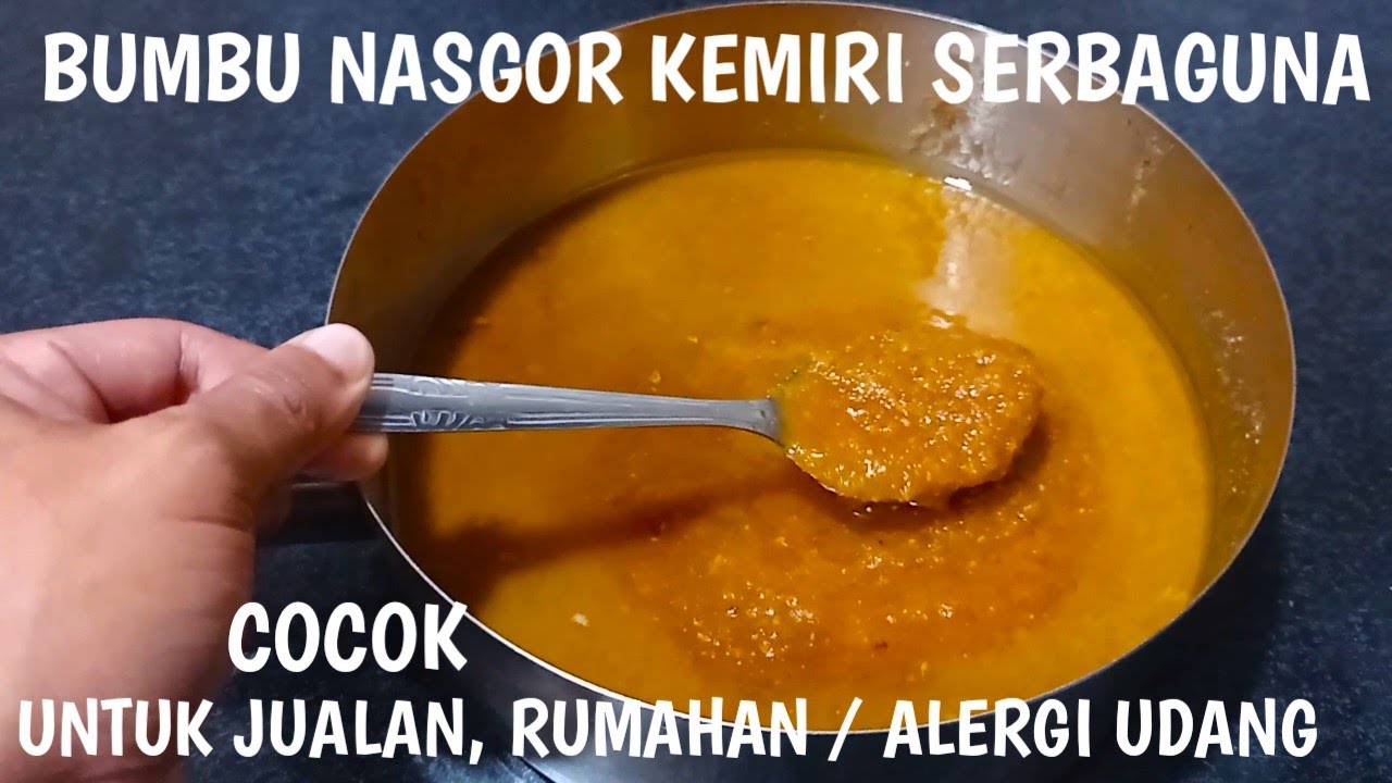 BUMBU NASI GORENG SERBAGUNA || BISA JUGA UNTUK BAKMI, BIHUN, KWETIAU GORENG/KUAH.