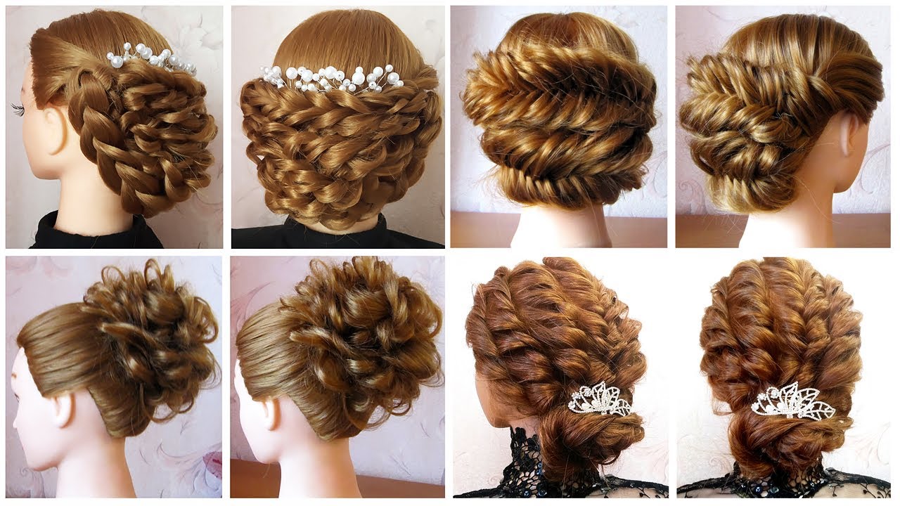 Fantastic Party Wear Hairstyles for Newly Married Girl ❤️ Messy Prom Updos ❤️ Coiffures de Soirée