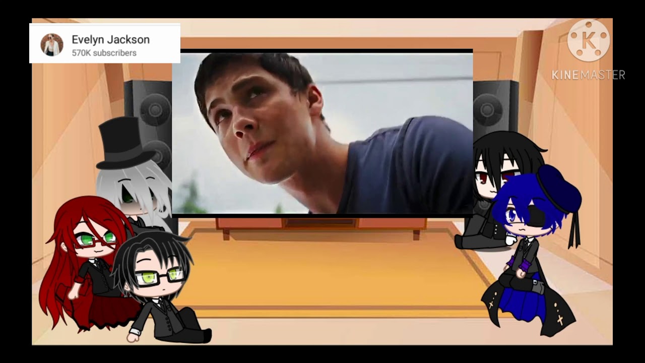 Black butler reacts to Percy Jackson and MHA( Requested)