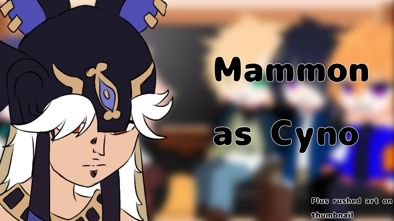 Mammon as Cyno ⚠ !!AU!!⚠ ||Plus my rushed art on Thumbnail||