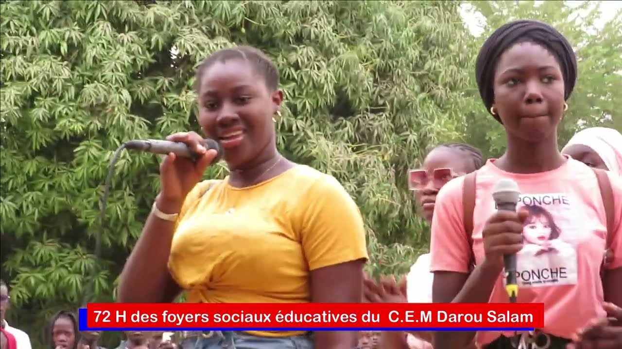 72 H des foyers sociaux éducatifs du C.E.M Darou Salam de Thiès / partie 01