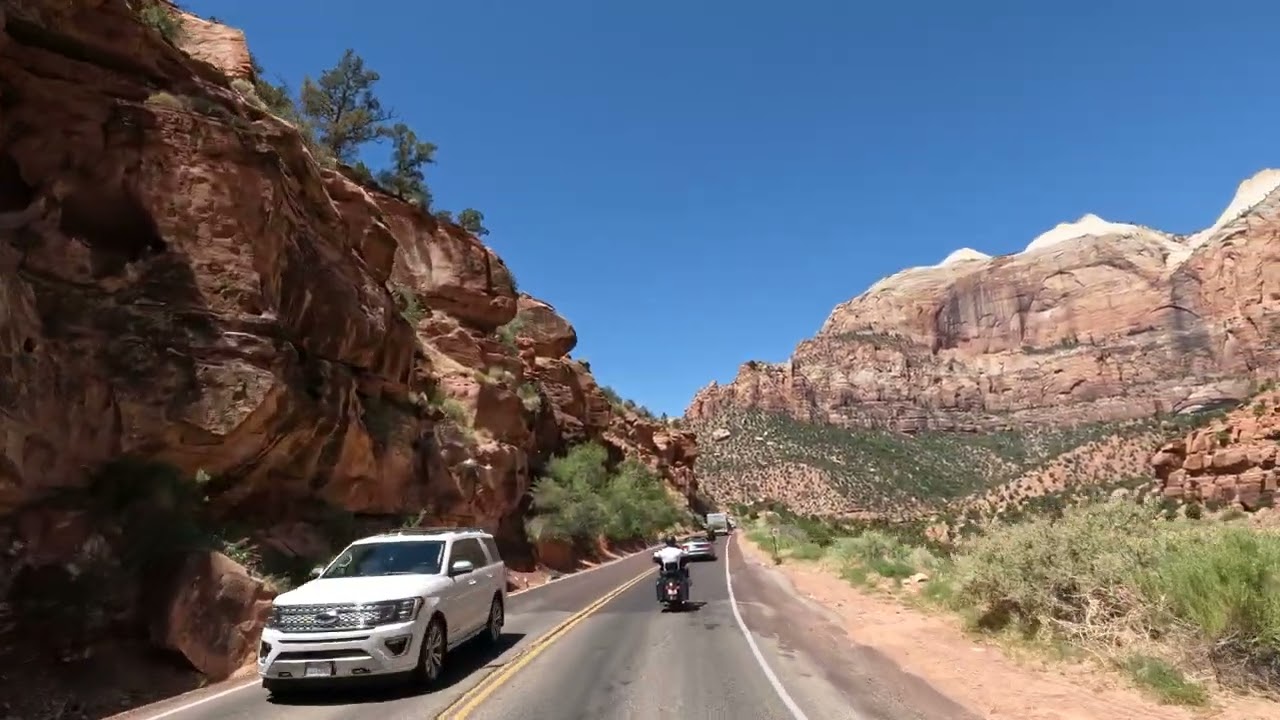 Zion National Park from an HD Street Glide - GoPro Hero 10 4K