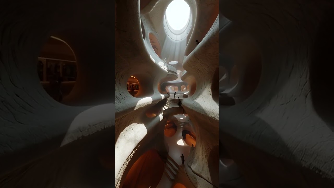 interior inspired by ant colony