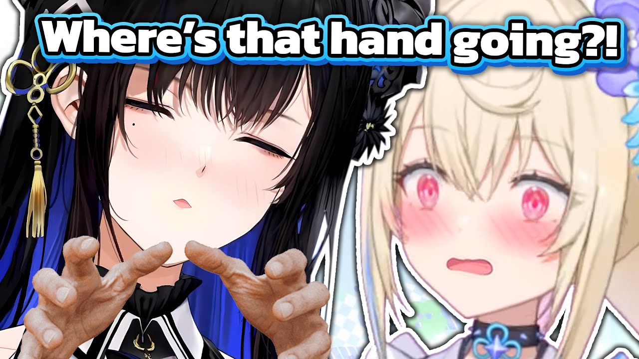 Nerissa tried to tickle Fuwawa IRL and activated chat's neuron