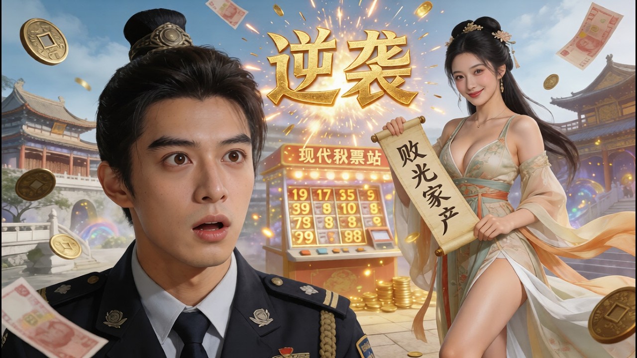我只是個小保安，剛中彩票卻意外穿越了！祖奶奶你坑我，非得讓我一個月敗光家產才能回去？誰知錢沒敗光反而走上了人生巔峯！#穿越 #逆袭 #男頻 #短劇推薦 #drama