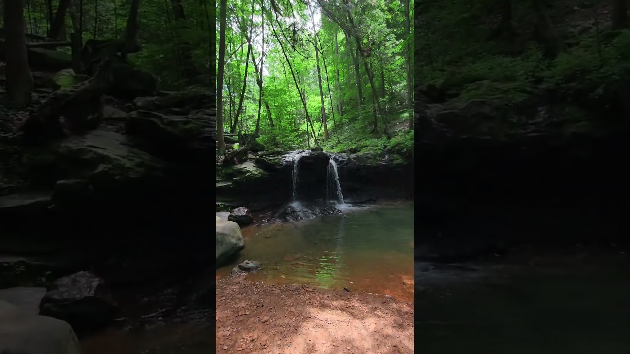 Hiking to DEBORD FALLS at FROZEN HEAD STATE PARK in TENNESSEE #tennesseewaterfalls #tennesseetrails