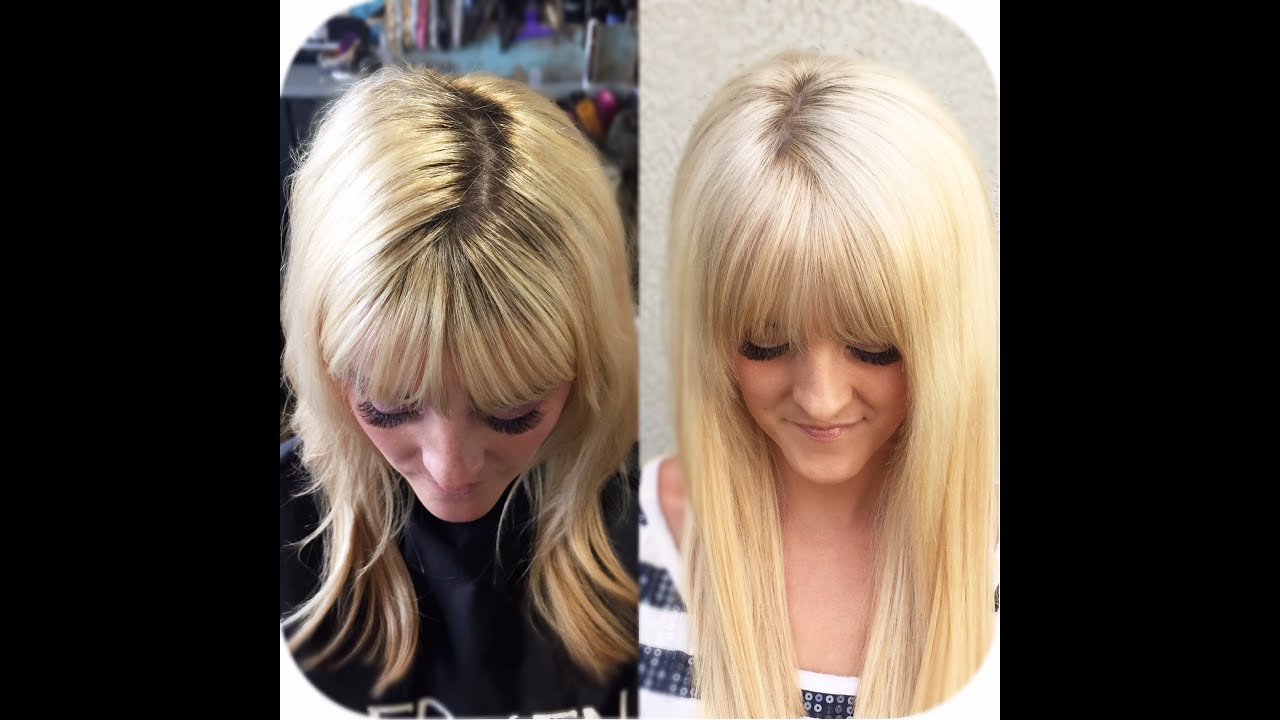 Micro Weaving with Foils & Olaplex | Root Touch Up|