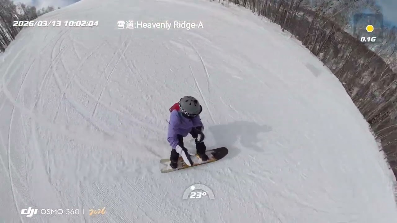 snowboard body carving，clean pencil line