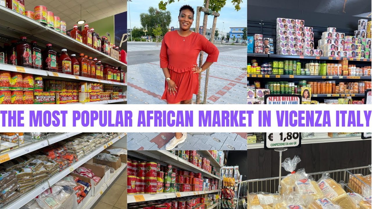 THE MOST POPULAR AFRICAN MARKET IN VICENZA, ITALY