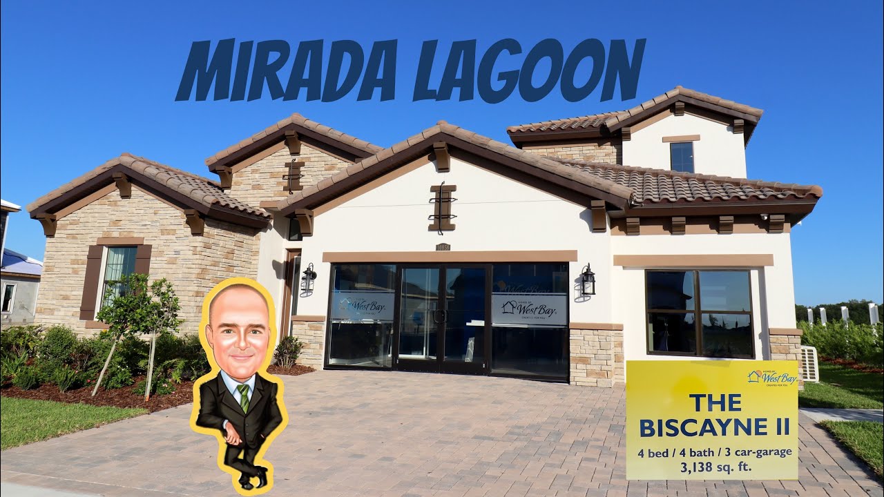 Biscayne II floor plan Homes by WestBay | Mirada San Antonio FL | New Home Tour
