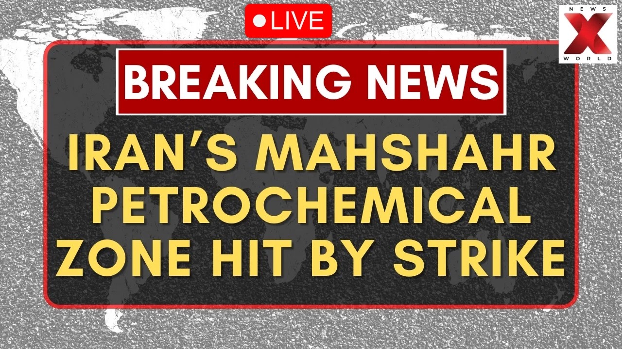 Breaking LIVE : Strike Hits Mahshahr Petrochemical Zone in Iran&rsquo;s Khuzestan Province | NewsX World