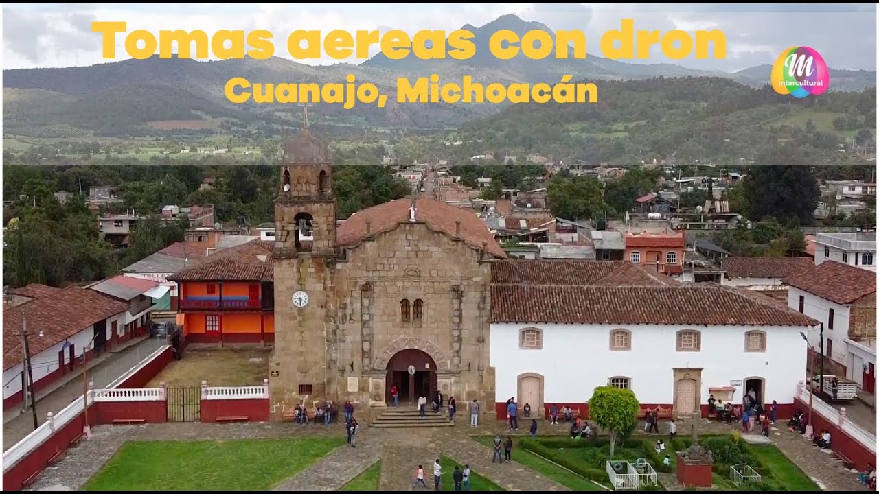 Cuanajo, Michoacán desde las alturas--- Video Relajante--- Tomas con dron