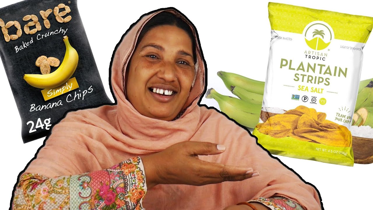 Tribal Moms Try Banana Chips For the First Time