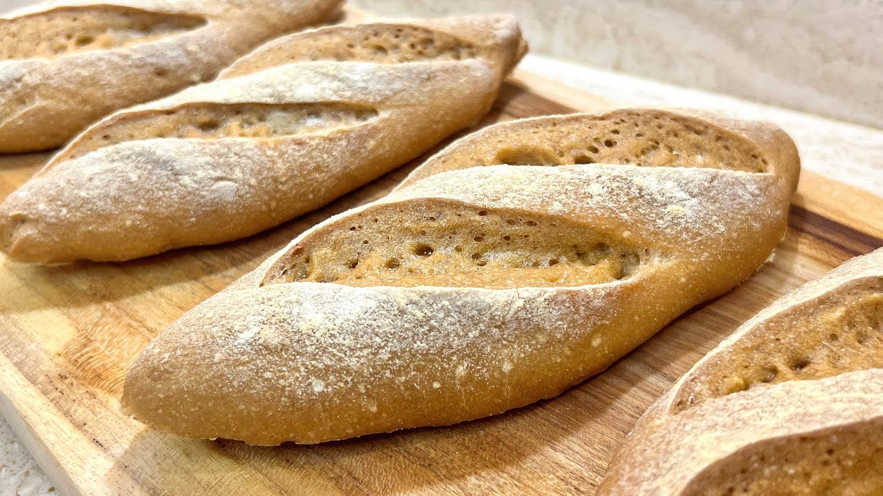 BAGUETTES SENZA GLUTINE 😍 SOLO FARINE NATURALI || Francy's Bakery