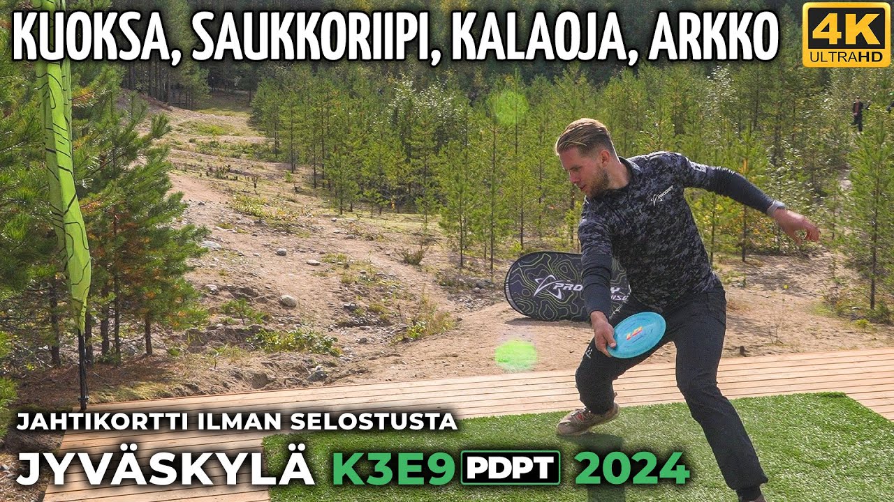 Jyväskylä K3E9 Pro Tour 2024, selostamaton jahtikortti | Kuoksa, Saukkoriipi, Kalaoja, Arkko | PDPT