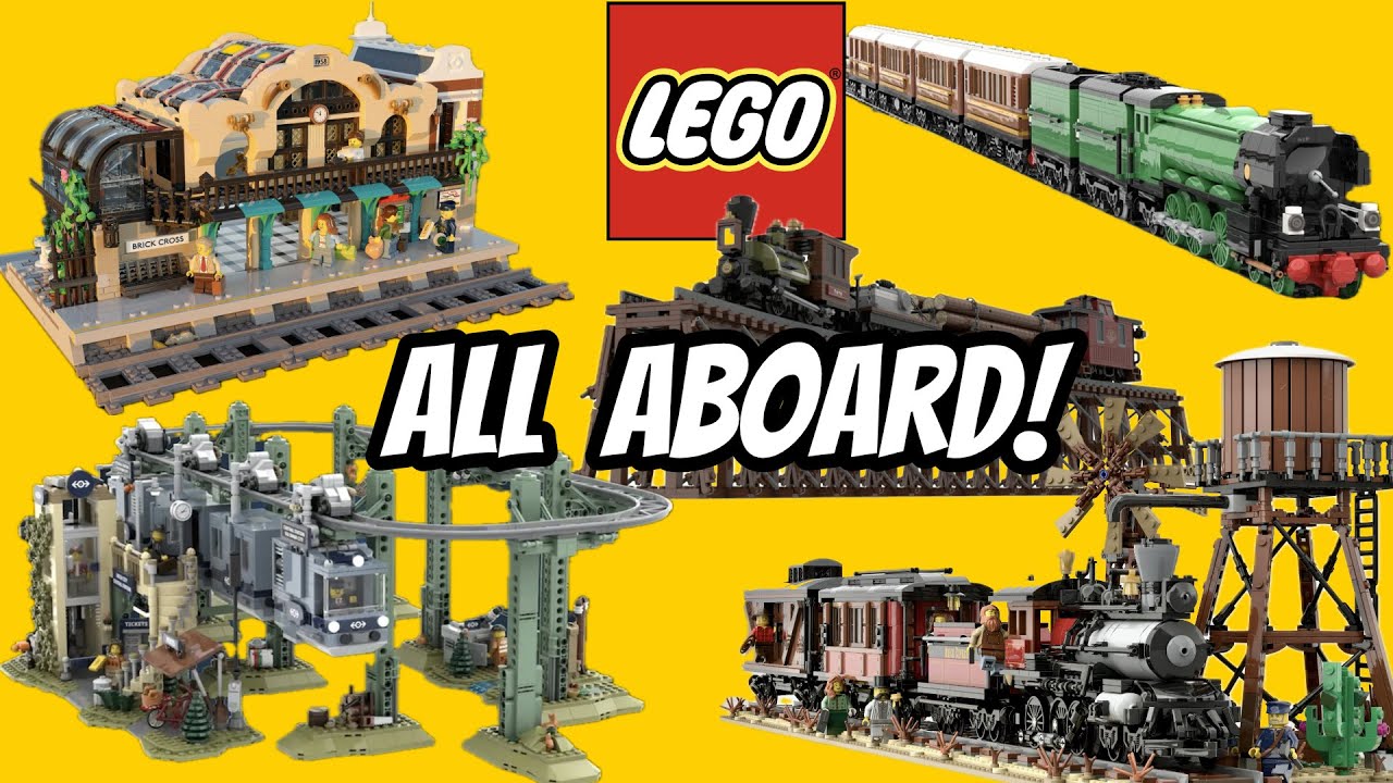 The LEGO Ideas & Bricklink Train Sets Coming Soon