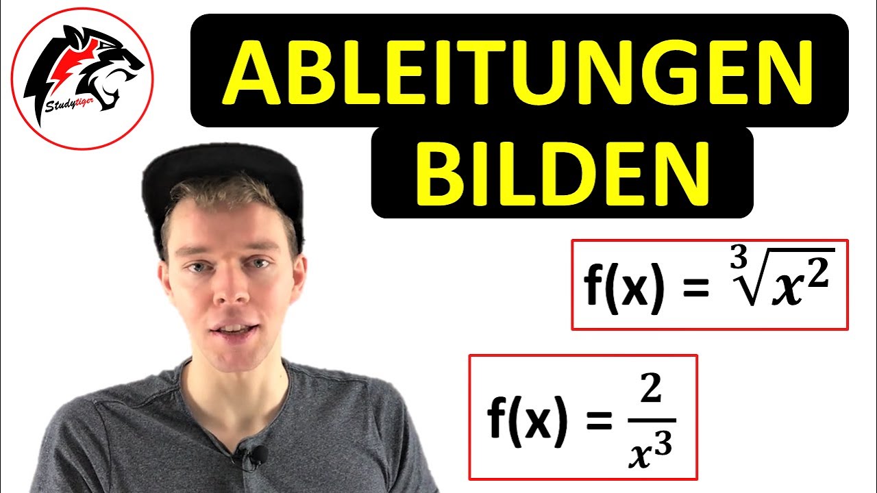 ABLEITUNGEN von Wurzeln & Br&uuml;chen (Vereinfachen & Ableiten) | Mathe Tutorial
