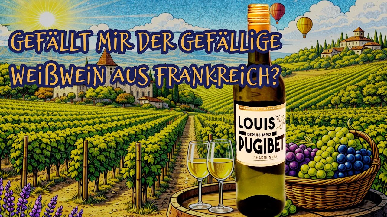 Louis Pugibet Weißwein alkoholfrei | Ich teste den gefälligen Weißwein für euch