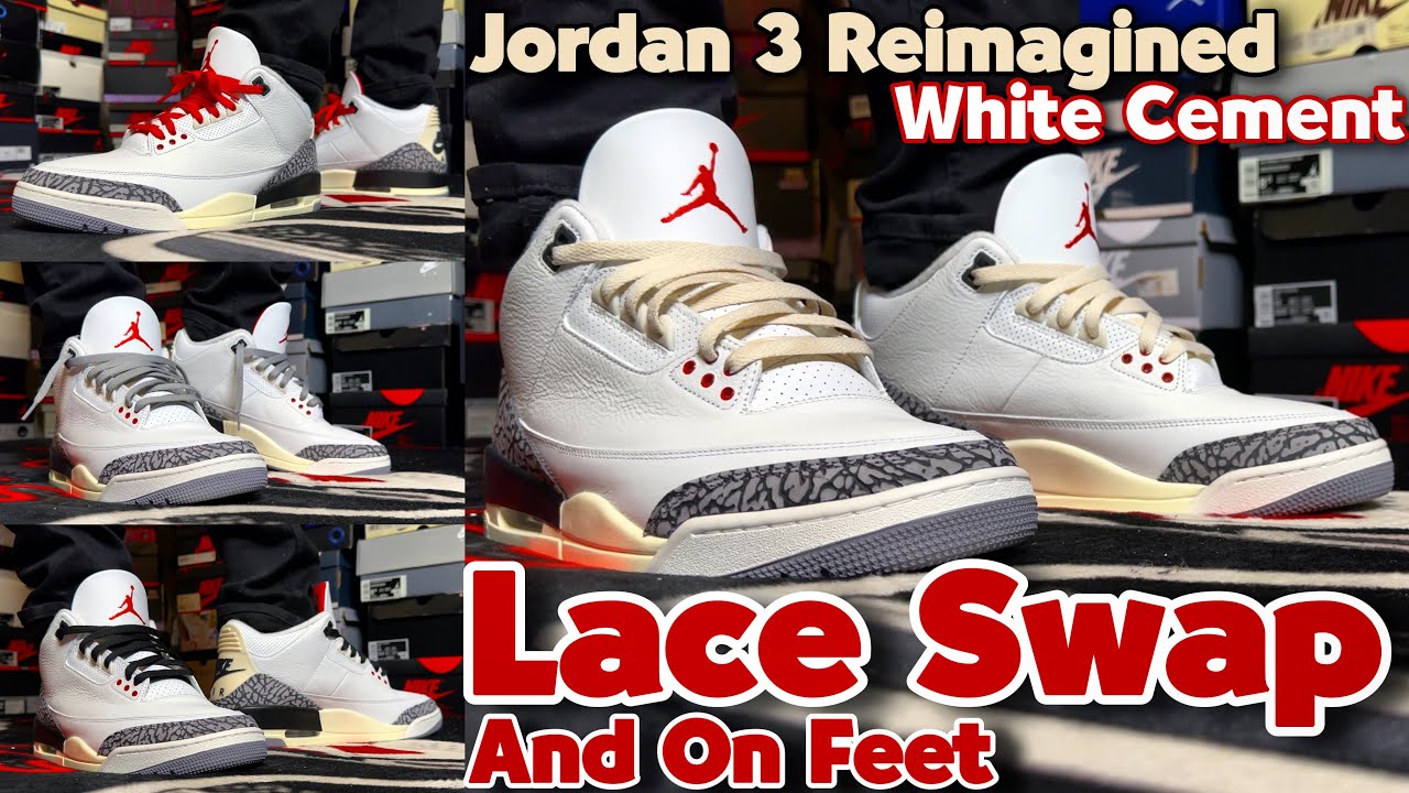 Lace Swap Jordan 3 Reimagined