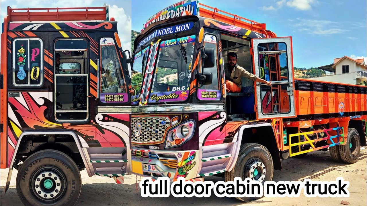 full door cabin 6 wheeler new truck delivery sri velliangiri motors tiruchengode contact 7397599081.
