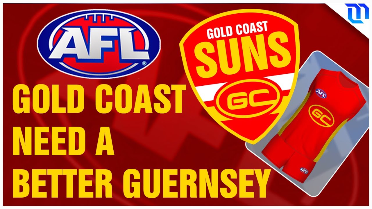 Gold Coast Need A Better Guernsey - AFL Redesign