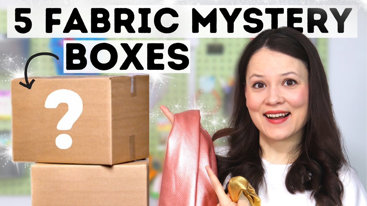 I BOUGHT 5 fabric mystery boxes for CHEAP!