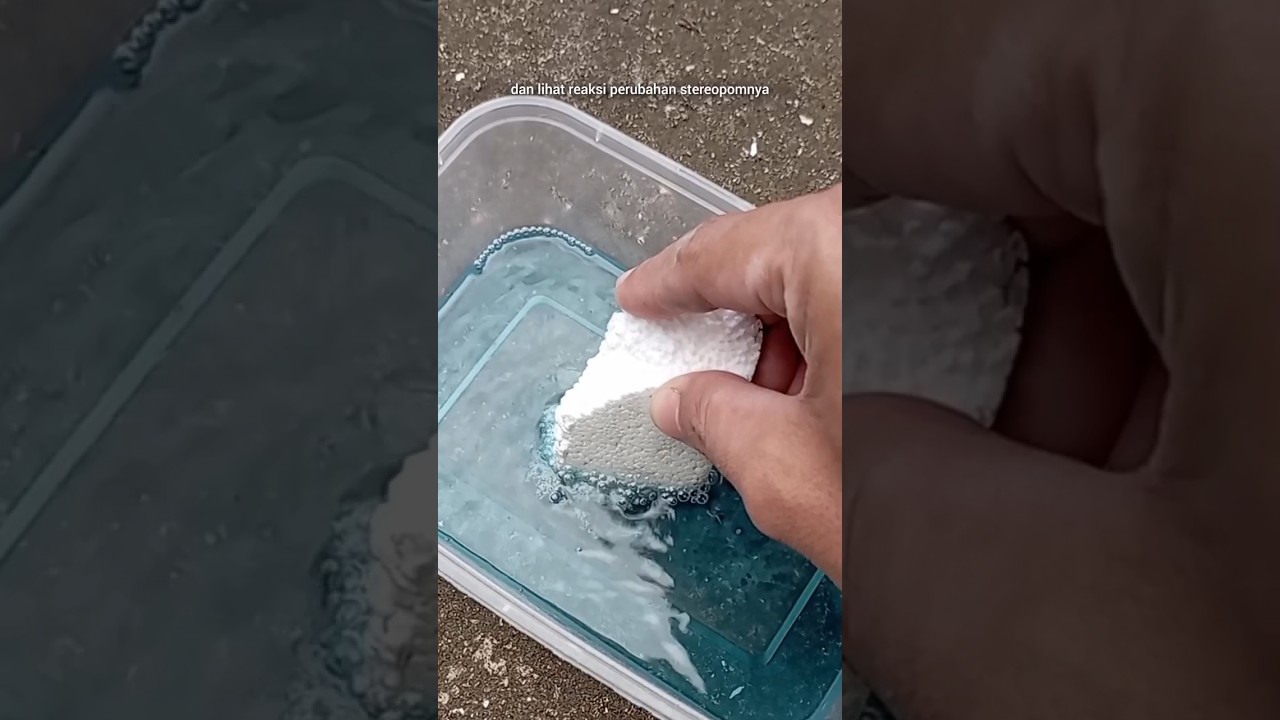 BIKIN LEM SUPER LENGKET DARI SAMPAH  STYROFOAM #diy #lemsuperlengket #lemdaristyrofoam