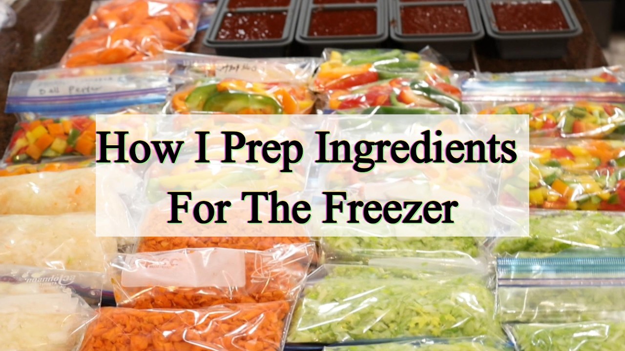 How I Prep Ingredients for the Freezer